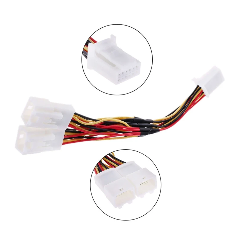 Y Cable Splitter Adapter 6+6 Plug for Audio Navi AUX CDC Tuning for Toyota Lexus Automobiles Cables Adapters Sockets
Y Cable Splitter Adapter 6+6 Plug for Audio Navi AUX CDC Tuning for Toyota Lexus Automobiles Cables Adapters Sockets