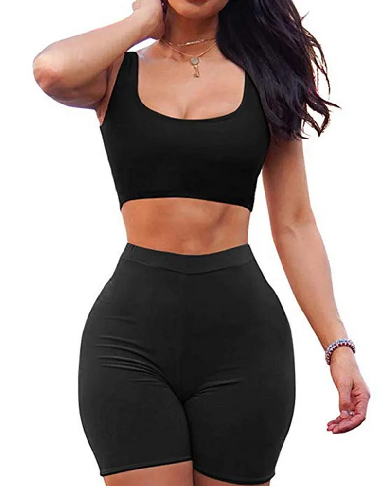 Women Plus Size Tracksuit Yoga Set Sports Outfit Gym Fitness Workout Outfit Crop Top+Stretch Shorts Running High Waist Clothes
Women Plus Size Tracksuit Yoga Set Sports Outfit Gym Fitness Workout Outfit Crop Top+Stretch Shorts Running High Waist Clothes