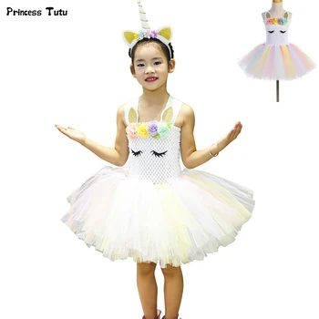 Pastel Unicorn Girls Tutu Dress Princess Tulle Kids Dresses for Girls Unicorn Costume Children Girls Birthday Party Dress 1-14Y
Pastel Unicorn Girls Tutu Dress Princess Tulle Kids Dresses for Girls Unicorn Costume Children Girls Birthday Party Dress 1-14Y