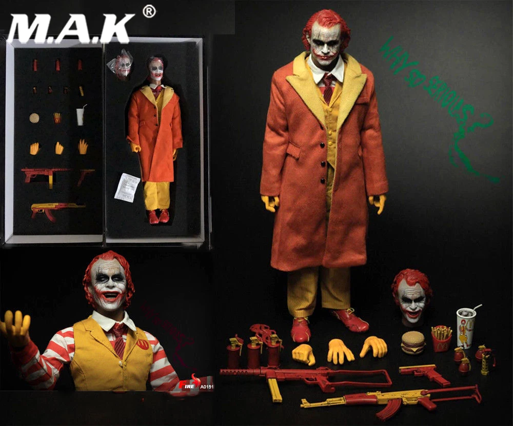 IN stock full set 1/6 Figure Batman Joker Jared Leto Uncle Burger Junk Food Clown Action Figure Colletible Toys
IN stock full set 1/6 Figure Batman Joker Jared Leto Uncle Burger Junk Food Clown Action Figure Colletible Toys