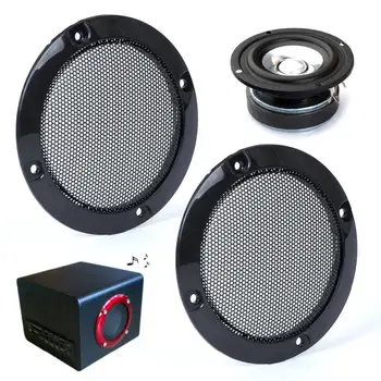 CITALL Car DIY 2pcs 3" Inch Black Circle Speaker Decorative Circle w/Black Protective Grille Mesh
CITALL Car DIY 2pcs 3" Inch Black Circle Speaker Decorative Circle w/Black Protective Grille Mesh