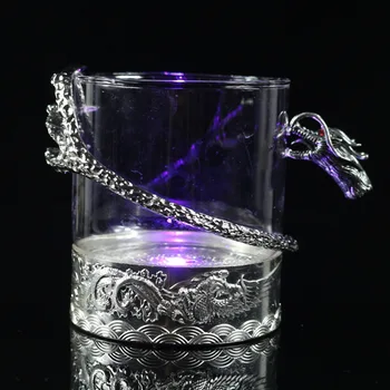 Induction LED faucet handle glowing cup lead-free heat-resistant glass colorful dragon claw cup exquisite relief drill elega
Induction LED faucet handle glowing cup lead-free heat-resistant glass colorful dragon claw cup exquisite relief drill elega