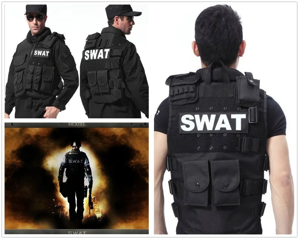 Man's tactical vest ,bulletproof vest Molle Tactical Black vest cs vest swat protective equipment
Man's tactical vest ,bulletproof vest Molle Tactical Black vest cs vest swat protective equipment