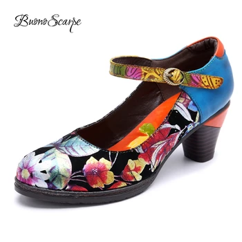 2019 New Bohemian Genuine Leather Handmade Female Pumps Soft Comfort Mary Jane Shoes Flowers Printed Heels Shoes Retro Pumps
2019 New Bohemian Genuine Leather Handmade Female Pumps Soft Comfort Mary Jane Shoes Flowers Printed Heels Shoes Retro Pumps