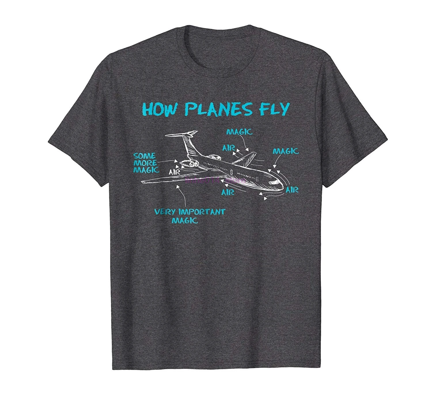 

brand men shirt How Planes Fly Funny Aerospace Engineer Engineering T Shirt