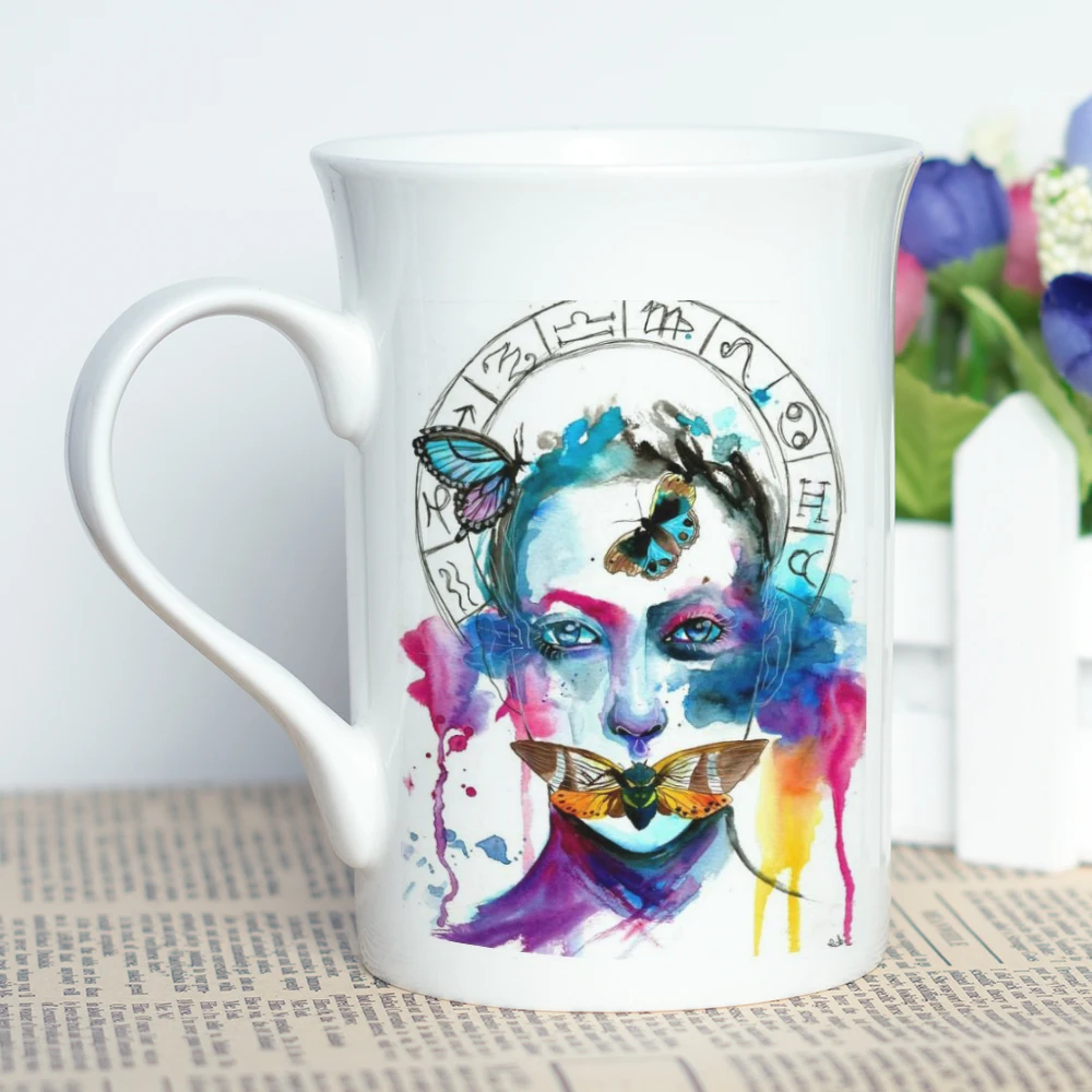 MAYREY 11oz Ceramic Sublimation Mug Constellations Gift Signs of Zodiac Mug Watercolor Virgo Photo Printing Artwork Coffee Cup
MAYREY 11oz Ceramic Sublimation Mug Constellations Gift Signs of Zodiac Mug Watercolor Virgo Photo Printing Artwork Coffee Cup