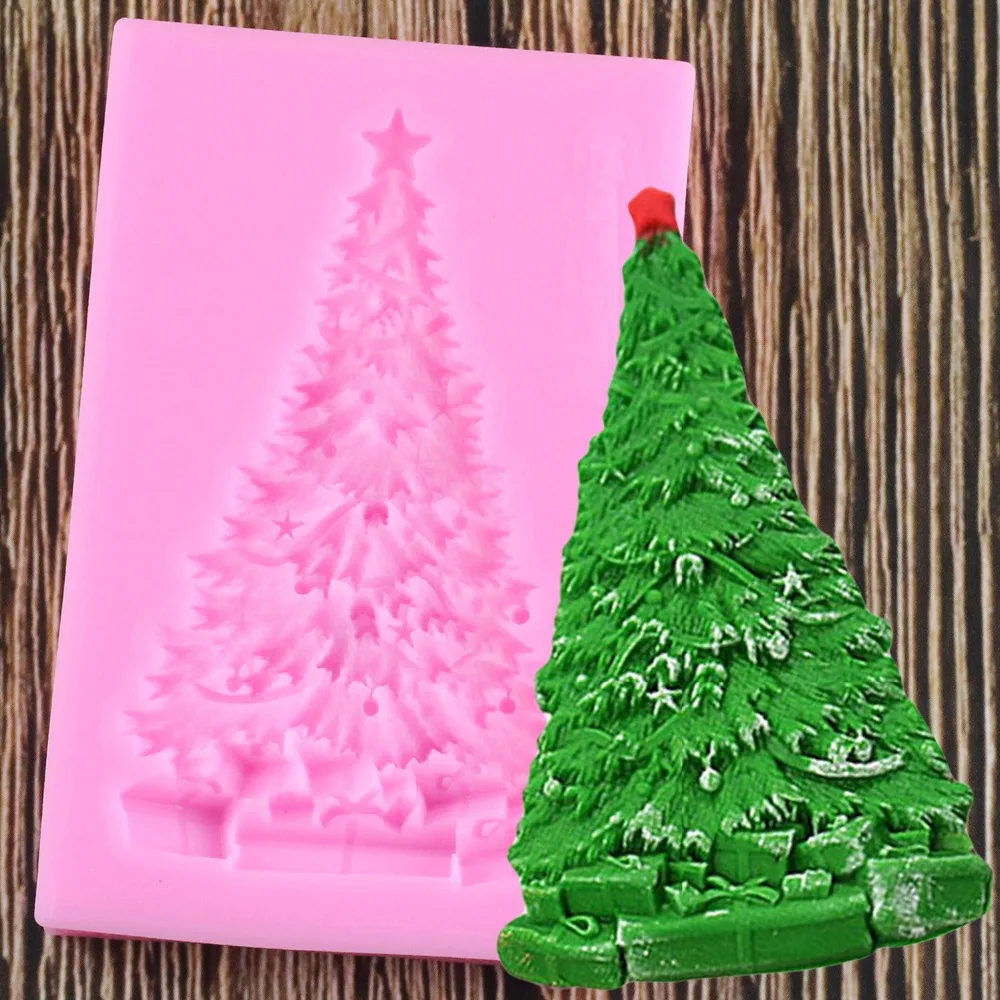 1Pc Christmas Tree Silicone Mold Fondant Molds Cake Decorating Tools Chocolate Gumpaste Mould Kitchen Baking Moulds
1Pc Christmas Tree Silicone Mold Fondant Molds Cake Decorating Tools Chocolate Gumpaste Mould Kitchen Baking Moulds