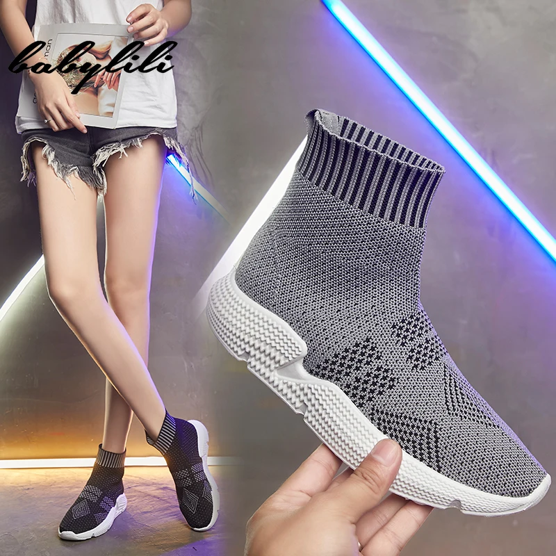 Breathable Boot Women Socks Shoe Female Sneakers Casual Elasticity Wedge Platform Sneakers Women Vulcanize Shoes Ladies Sneakers
Breathable Boot Women Socks Shoe Female Sneakers Casual Elasticity Wedge Platform Sneakers Women Vulcanize Shoes Ladies Sneakers