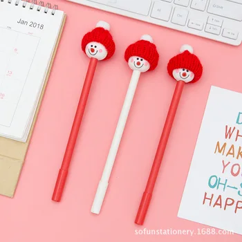 24 pcs Gel Pens Cartoon Snowman black colored kawaii gift gel-ink pens for writing Cute stationery office school supplies
24 pcs Gel Pens Cartoon Snowman black colored kawaii gift gel-ink pens for writing Cute stationery office school supplies