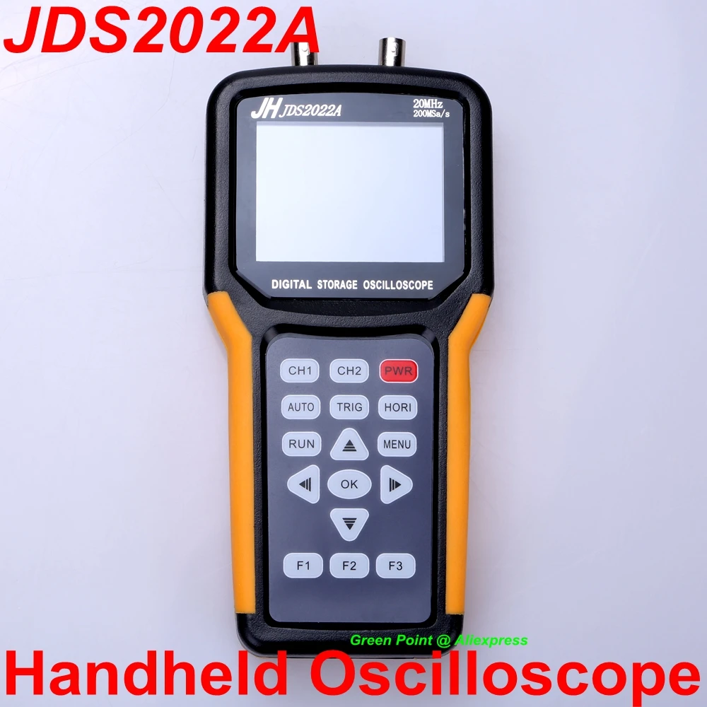 Jinhan JDS2022A Professional Mini Handheld Digital Oscilloscope 200MSa/S Sampling Rate Multimeter Duble Channel Signal Generator
Jinhan JDS2022A Professional Mini Handheld Digital Oscilloscope 200MSa/S Sampling Rate Multimeter Duble Channel Signal Generator