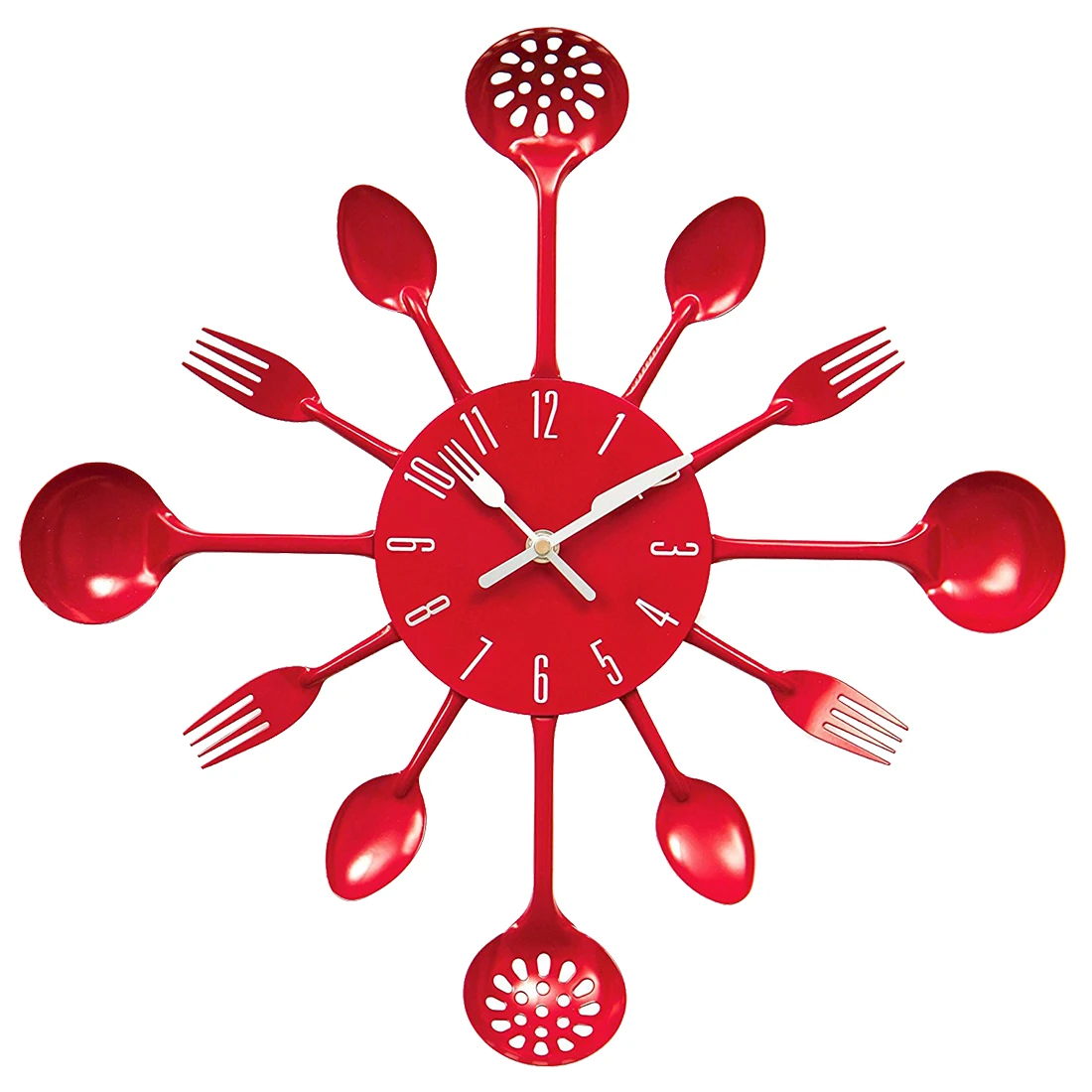 Cutlery Metal Kitchen Wall Clock Spoon Fork Creative Quartz Wall Mounted Clocks Modern Design Decorative Horloge Murale 9 Colors
Cutlery Metal Kitchen Wall Clock Spoon Fork Creative Quartz Wall Mounted Clocks Modern Design Decorative Horloge Murale 9 Colors