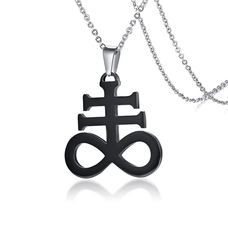 Satanic Leviathan Cross Pendant Necklace for Men Stainless Steel Upside-down Crucifix Necklace Black Male Jewelry
Satanic Leviathan Cross Pendant Necklace for Men Stainless Steel Upside-down Crucifix Necklace Black Male Jewelry