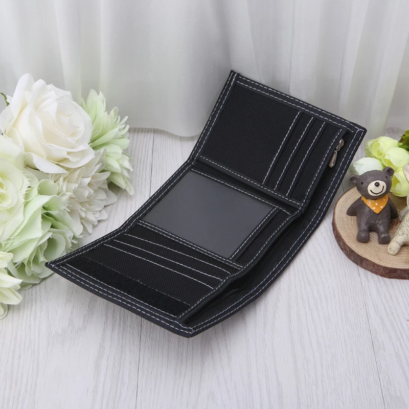 New Men Canvas Wallet Short Design Pocket Zipper Coin Purse Credit Card ID Holder
New Men Canvas Wallet Short Design Pocket Zipper Coin Purse Credit Card ID Holder