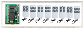 DC12V 4CH 10A RF Wireless Remote Control Switch System teleswitch 8 transmitter & 1 receiver relay Receiver Smart Home Switch
DC12V 4CH 10A RF Wireless Remote Control Switch System teleswitch 8 transmitter & 1 receiver relay Receiver Smart Home Switch