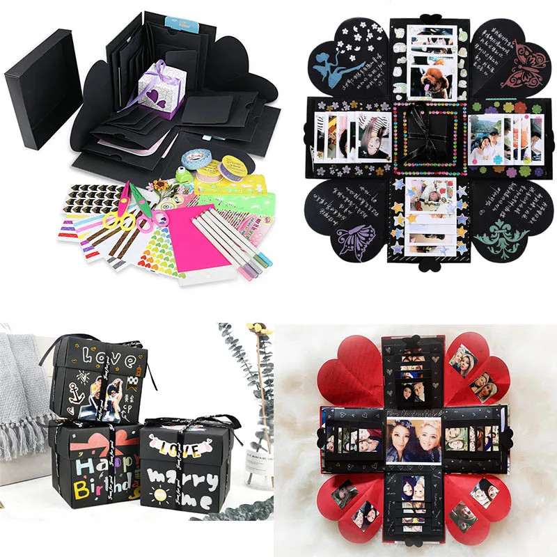 Meidding DIY Surprise Explosion Box Gift For Lover Anniversary Scrapbook DIY Photo Album Birthday Love Explosion Box Gift Supply
Meidding DIY Surprise Explosion Box Gift For Lover Anniversary Scrapbook DIY Photo Album Birthday Love Explosion Box Gift Supply