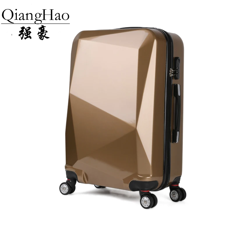 QiangHao 20 "24" diamond cut surface of extruded ABS + PC 3D trunk luggage box pull rod box shipping wholesale creative journey
QiangHao 20 "24" diamond cut surface of extruded ABS + PC 3D trunk luggage box pull rod box shipping wholesale creative journey