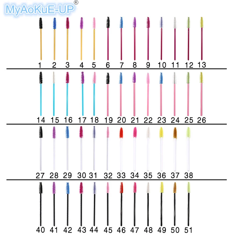 200pcs Nylon Brushes Mix All Colors Eyelashes Mascara Wands Applicators Disposable One-off Make Brushes Eyelash Extension
200pcs Nylon Brushes Mix All Colors Eyelashes Mascara Wands Applicators Disposable One-off Make Brushes Eyelash Extension