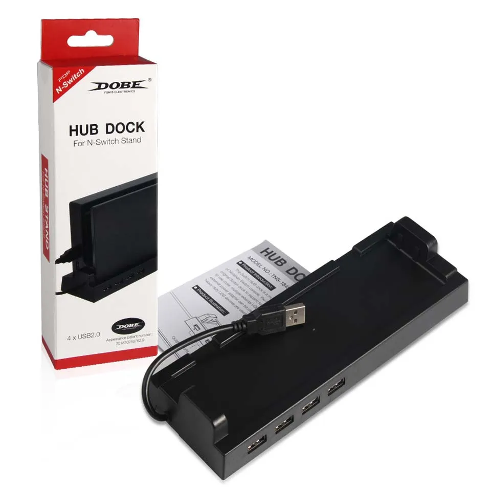 4 Ports USB Hub External Splitter Expansion Adapter Stand for Nintend Switch Joy-Con Controller Dock Holder
4 Ports USB Hub External Splitter Expansion Adapter Stand for Nintend Switch Joy-Con Controller Dock Holder
