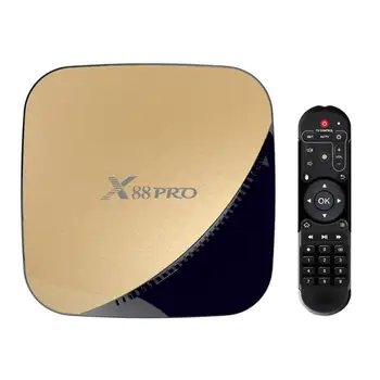 X88 PRO set-top box RK3318 dual-band WiFi 4K HD network set-top box Android 9.0 4GB+32GB set-top box gold
X88 PRO set-top box RK3318 dual-band WiFi 4K HD network set-top box Android 9.0 4GB+32GB set-top box gold