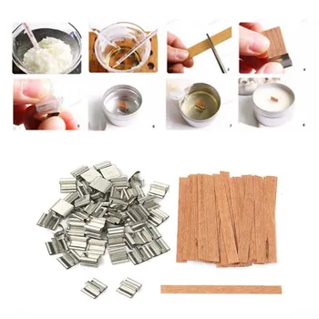50Pcs 6mm 8mm 12.5mm 13mm Wooden Candles Wick with Sustainer Tab Candle Wick Core for Candle Making Supply Soy Parffin Wax DIY
50Pcs 6mm 8mm 12.5mm 13mm Wooden Candles Wick with Sustainer Tab Candle Wick Core for Candle Making Supply Soy Parffin Wax DIY