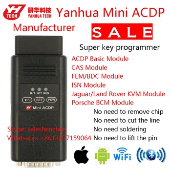 Super key programmer Yanhua Mini ACDP for BMW CAS1/2/3/4/4+ FEM BDC ISN code reading/LandRover Jaguar KVM/ Porsche BCM
Super key programmer Yanhua Mini ACDP for BMW CAS1/2/3/4/4+ FEM BDC ISN code reading/LandRover Jaguar KVM/ Porsche BCM