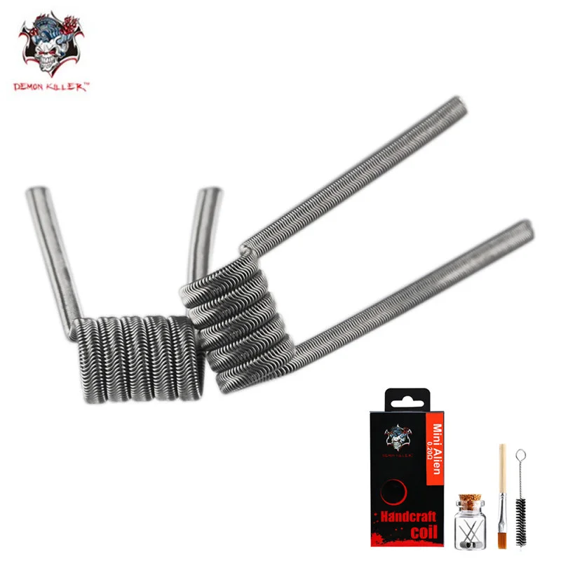 Demon Killer Upgrade Handcraft Coil Mini Alien Heating Wires for Ecig RDA Tank Heating Wire Resistance Premade Coil VAPE
Demon Killer Upgrade Handcraft Coil Mini Alien Heating Wires for Ecig RDA Tank Heating Wire Resistance Premade Coil VAPE