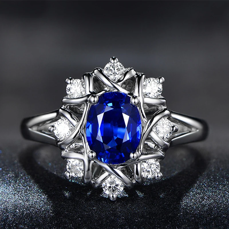 Classic Mainstream New Oval Blue Crystal AAAAA Zircon Snowflake Luxury Charm Woman Rings Vintage Pop Wedding Engagement Jewelry
Classic Mainstream New Oval Blue Crystal AAAAA Zircon Snowflake Luxury Charm Woman Rings Vintage Pop Wedding Engagement Jewelry
