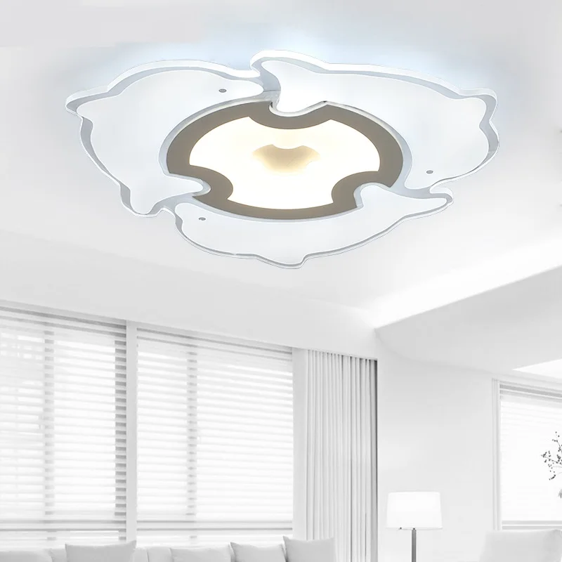 Children lamp led dolphin ceiling light modern living room bedroom warm romantic creative children's personality lamps ZH ET29
Children lamp led dolphin ceiling light modern living room bedroom warm romantic creative children's personality lamps ZH ET29