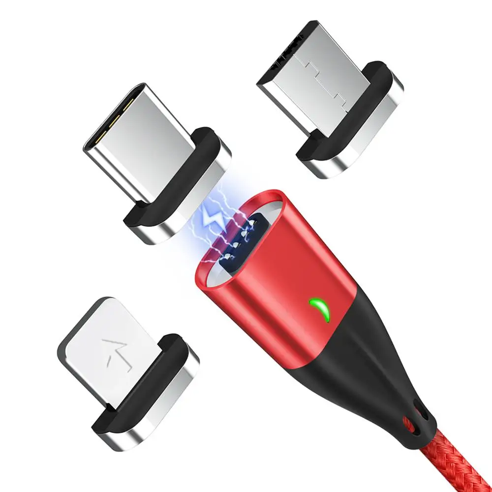 Magnetic Micro USB Type-C 3A Fast Charging Data Cable for iPhone for Samsung Mobile Phones Magnet Plug Charger Braid Cord
Magnetic Micro USB Type-C 3A Fast Charging Data Cable for iPhone for Samsung Mobile Phones Magnet Plug Charger Braid Cord