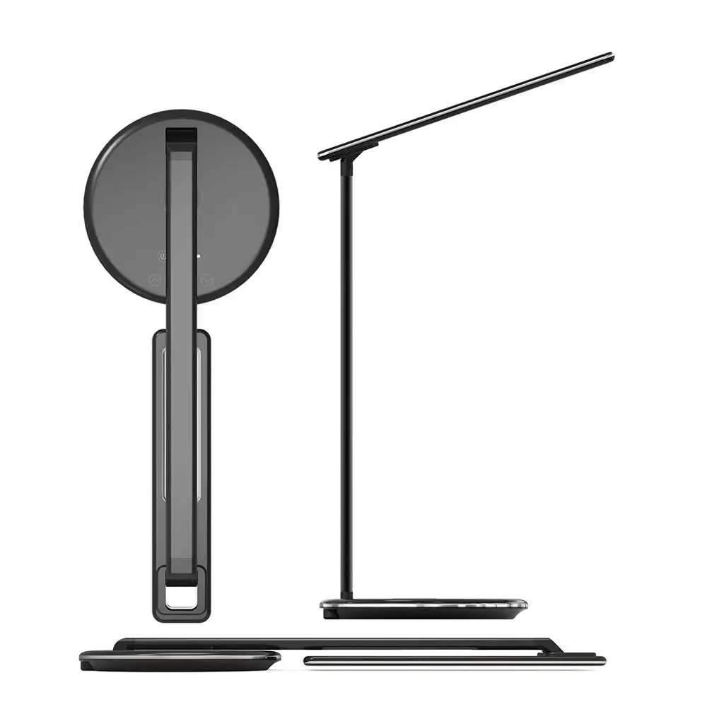 Multifunctional Foldable LED Desk Lamp Light Qi Wireless Charger Charging Pad Holder for iPhone Samsung Xiaomi Mobile Phones
Multifunctional Foldable LED Desk Lamp Light Qi Wireless Charger Charging Pad Holder for iPhone Samsung Xiaomi Mobile Phones