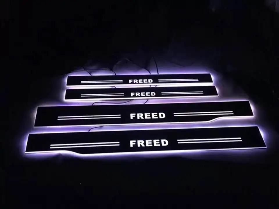 eOsuns Led moving light scuff pedal for Honda freed daynamic door sill welcome pedal mouldings pedal
eOsuns Led moving light scuff pedal for Honda freed daynamic door sill welcome pedal mouldings pedal