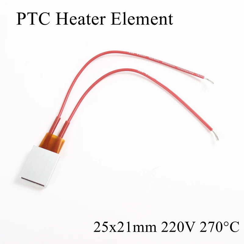 25x21mm 220V 270 Degree Celsius Aluminum PTC Heater Element Constant Thermostat Thermistor Air Heating Sensor With Shell 25*21mm
25x21mm 220V 270 Degree Celsius Aluminum PTC Heater Element Constant Thermostat Thermistor Air Heating Sensor With Shell 25*21mm