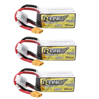1 /2 /3PCS TATTU FPV R-LINE Version 1.0 14.8V 1800mAh 95C 4S Lipo Battery for RC Quadcopter FPV Racing Drone Spare Parts Accs
1 /2 /3PCS TATTU FPV R-LINE Version 1.0 14.8V 1800mAh 95C 4S Lipo Battery for RC Quadcopter FPV Racing Drone Spare Parts Accs