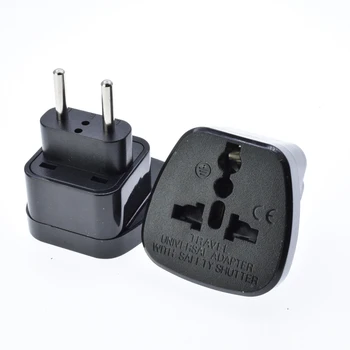 2pcs EU European conversion plug adapter round 4.0mm pins Travel charge power plug Universal EU US UK AU to EU plug adapter
2pcs EU European conversion plug adapter round 4.0mm pins Travel charge power plug Universal EU US UK AU to EU plug adapter