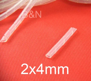 2mm x 4mm silicone winding tube wrapped hose optical fiber KBG Conduit Sleeves protection protective casing fiber ferrule
