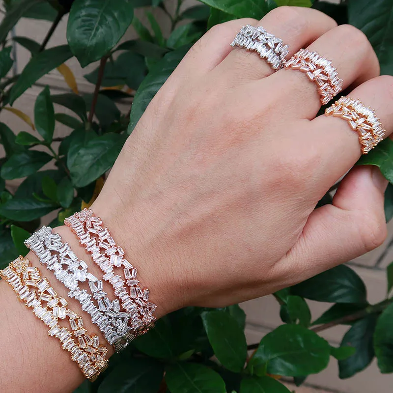 2017 monaco designer top accessories fashion unique bangle and ring sets AAA zircon micro pave hand bracelet
2017 monaco designer top accessories fashion unique bangle and ring sets AAA zircon micro pave hand bracelet