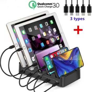 Yiwa 5-Port Multifunctional Folding USB Charging Station Desktop Charging Organizer Compatible with iPhone, iPad, Tablets
Yiwa 5-Port Multifunctional Folding USB Charging Station Desktop Charging Organizer Compatible with iPhone, iPad, Tablets