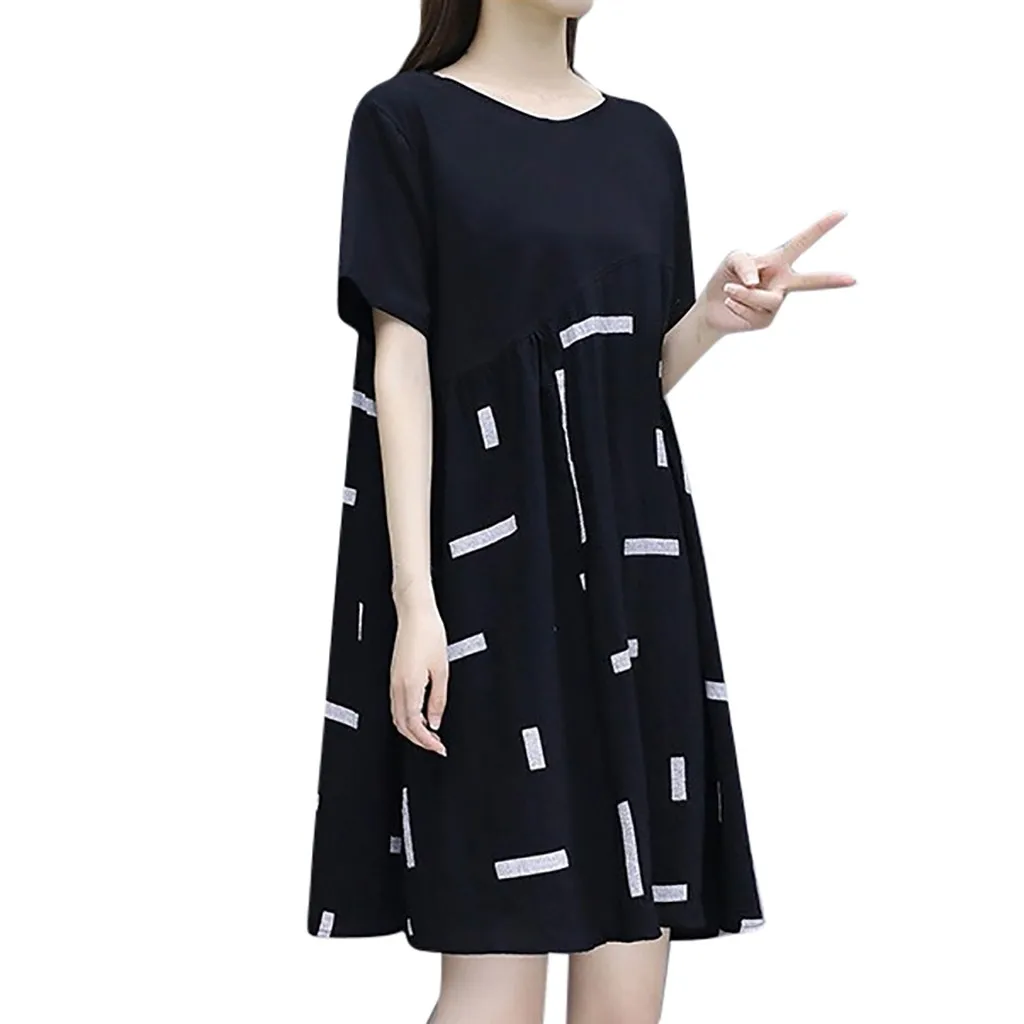 FREE OSTRICH Women Dress Short Sleeve Round Neck Stitching Loose Noble Large Size Current Elegant Summer Fashion short Dress
FREE OSTRICH Women Dress Short Sleeve Round Neck Stitching Loose Noble Large Size Current Elegant Summer Fashion short Dress