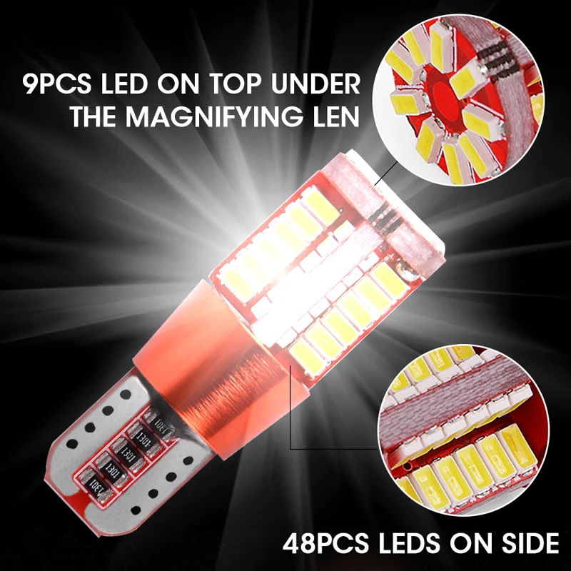 hlxg 10PCS Clearance Lights T10 W5W Canbus Led Car Bulb Signal Lamp 12V 6000K Error Free 168 192 194 Auto Reading Dome Light
hlxg 10PCS Clearance Lights T10 W5W Canbus Led Car Bulb Signal Lamp 12V 6000K Error Free 168 192 194 Auto Reading Dome Light