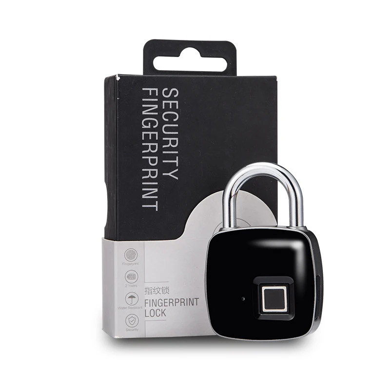 USB Rechargeable Smart Keyless Fingerprint Lock IP65 Waterproof Anti-Theft Security Padlock Door Luggage Case | Обустройство дома