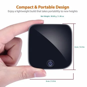 New Wireless Audio Adapter Bluetooth Transmitter Receiver with Optical Toslink/SPDIF 3.5mm Stereo Output Support APT-X
New Wireless Audio Adapter Bluetooth Transmitter Receiver with Optical Toslink/SPDIF 3.5mm Stereo Output Support APT-X