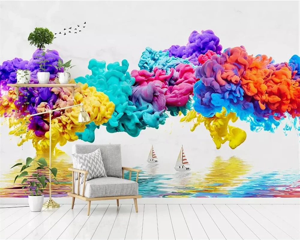 beibehang Custom photo wallpaper wall ink smoke landscape bird abstract background wall decoration painting papel de parede
beibehang Custom photo wallpaper wall ink smoke landscape bird abstract background wall decoration painting papel de parede