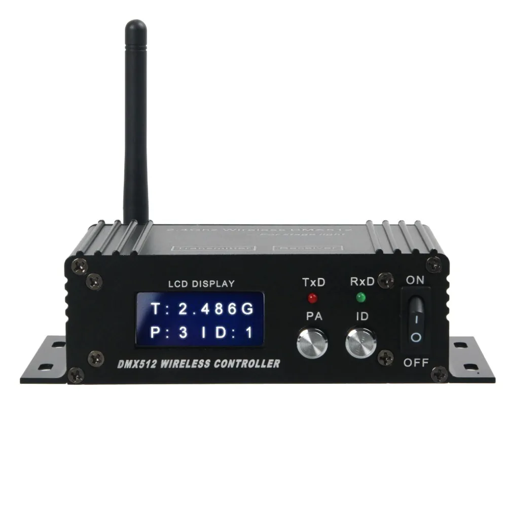AUCD 400M Effective Range 2.4G DMX512 Wireless Transmitter Receiver for Disco DJ Laser LED Stage Lights DMX Controller Repeater
AUCD 400M Effective Range 2.4G DMX512 Wireless Transmitter Receiver for Disco DJ Laser LED Stage Lights DMX Controller Repeater