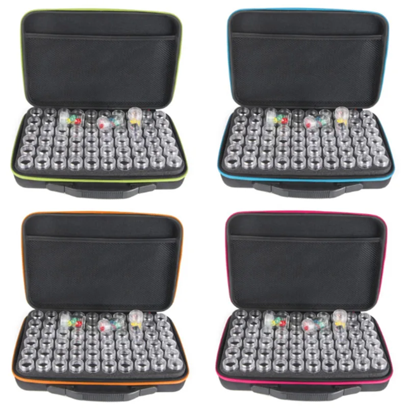 60/120 Bottles Diamond Painting Cross Stitch Accessories Tool Box Container Diamond Storage Full 5D Embroidery Mosaic Material
60/120 Bottles Diamond Painting Cross Stitch Accessories Tool Box Container Diamond Storage Full 5D Embroidery Mosaic Material