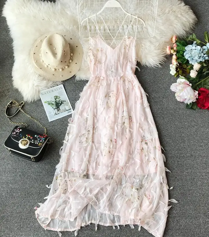 Women's summer strapless cross belt feather dress female summer sexy sleeveless backless beach vacation chic dress TB280
Women's summer strapless cross belt feather dress female summer sexy sleeveless backless beach vacation chic dress TB280