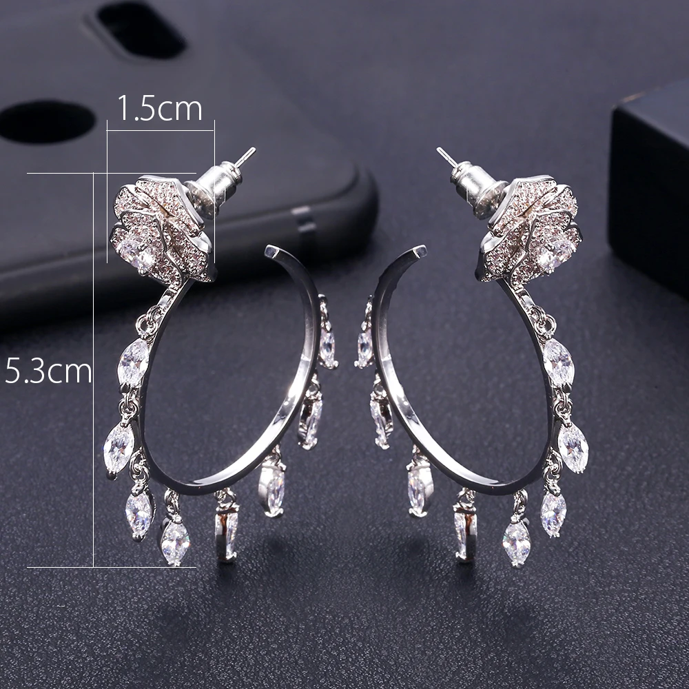 jankelly Trendy American Cubic Zirconia Crystal MultiColored Big Hoop Earrings Circle Round Design Women Ear Jewelry
jankelly Trendy American Cubic Zirconia Crystal MultiColored Big Hoop Earrings Circle Round Design Women Ear Jewelry