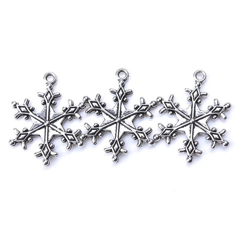 10pc/lot 29mm x21.5mm Snowflake Charms Antique Silver Tone for DIY charm bracelet necklaces & pendants jewelry accessories
10pc/lot 29mm x21.5mm Snowflake Charms Antique Silver Tone for DIY charm bracelet necklaces & pendants jewelry accessories