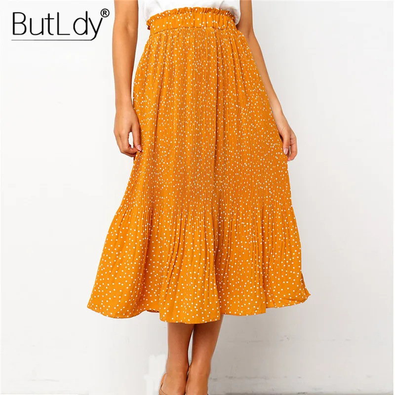 Polka Dot Pleated Long Skirt Women Printed Bohemian Party Skirt Spring Summer 2019 Fashion Vintage Elastic Waist Skirts bottoms
Polka Dot Pleated Long Skirt Women Printed Bohemian Party Skirt Spring Summer 2019 Fashion Vintage Elastic Waist Skirts bottoms