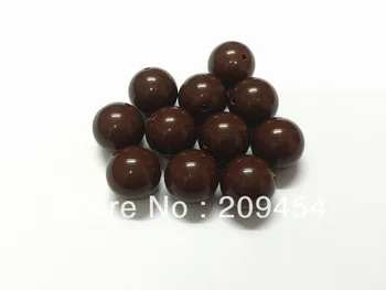 Factory Price 20mm 105pcs/lot Coffee Chunky Gumball Bubblegum Acrylic Solid Beads For Necklace Making
Factory Price 20mm 105pcs/lot Coffee Chunky Gumball Bubblegum Acrylic Solid Beads For Necklace Making