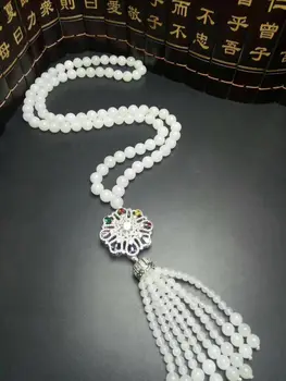Koraba Fine Jewelry Natural White Jade Bead Necklace, Fashionable Beautiful Lady's Best Present Free Shipping
Koraba Fine Jewelry Natural White Jade Bead Necklace, Fashionable Beautiful Lady's Best Present Free Shipping